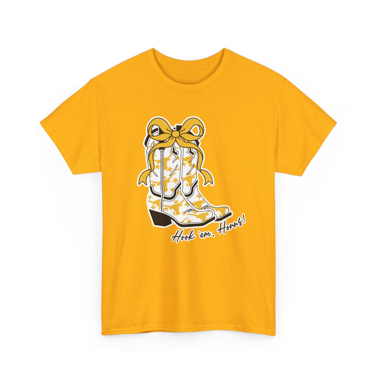 Hook ’Em Horns Longhorn Mascot Tee – Unisex School Spirit T-Shirt
