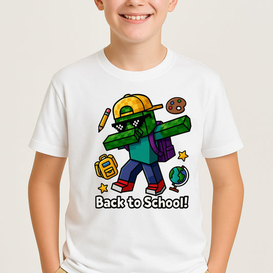 Back to School Dab Tee – Pixel Power, Activated