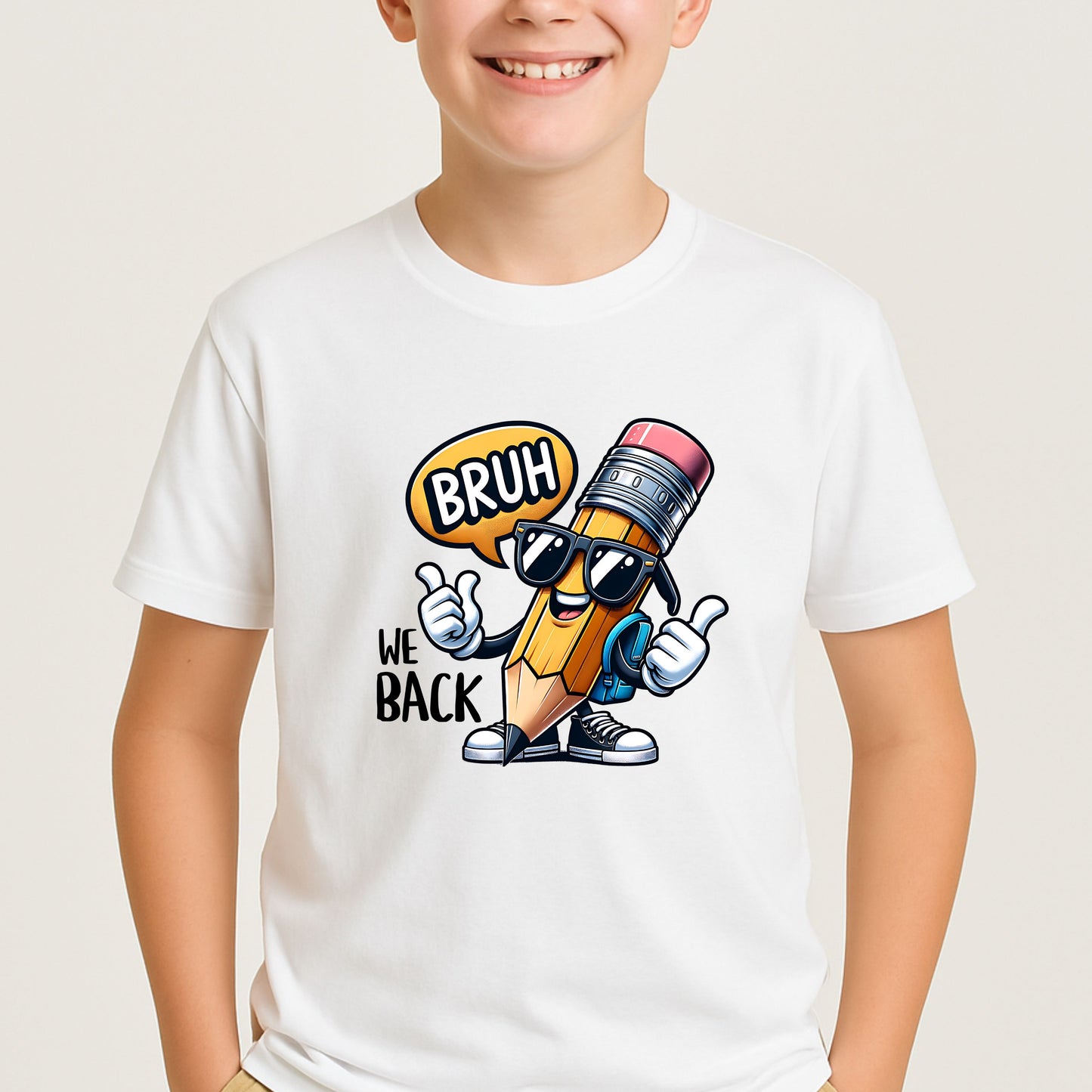Bruh, We Back Tee – Back-to-School Cool