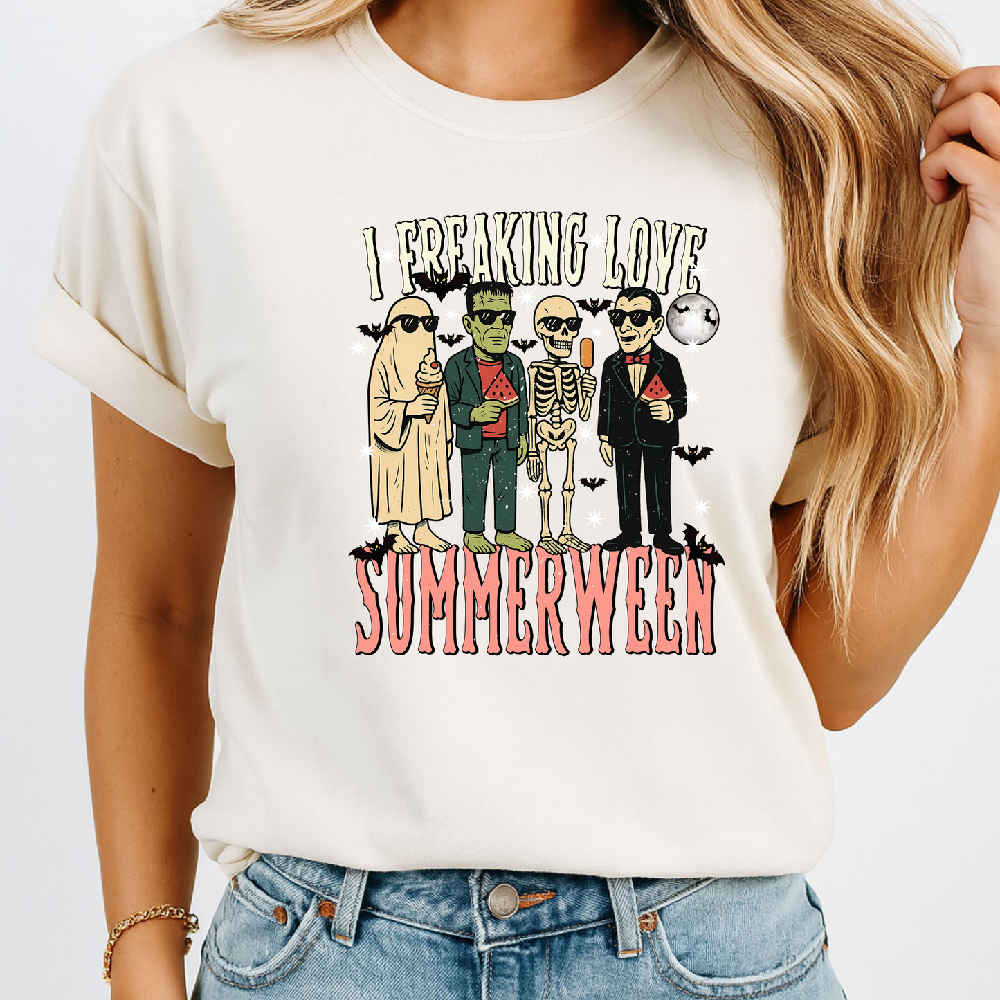 Freakin’ Love Summerween Tee – Undead & Unbothered