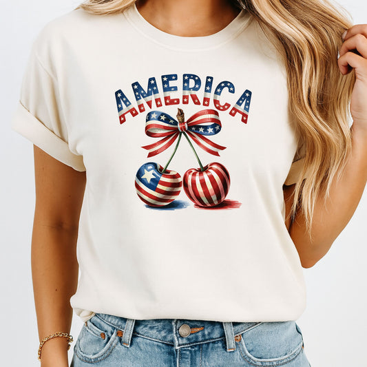Ameri-Cherry Tee – Sweet Land of Liberty
