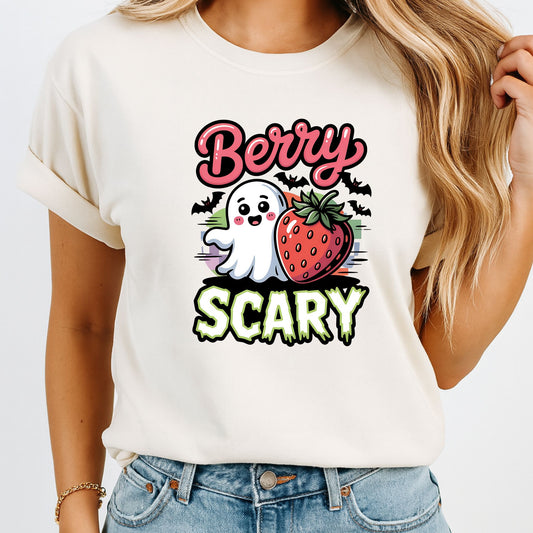 Berry Scary Tee – Sweetly Spooky & Slightly Unhinged